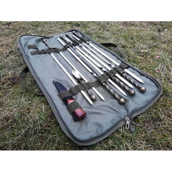 Набор подарочных шампуров в чехле (104)