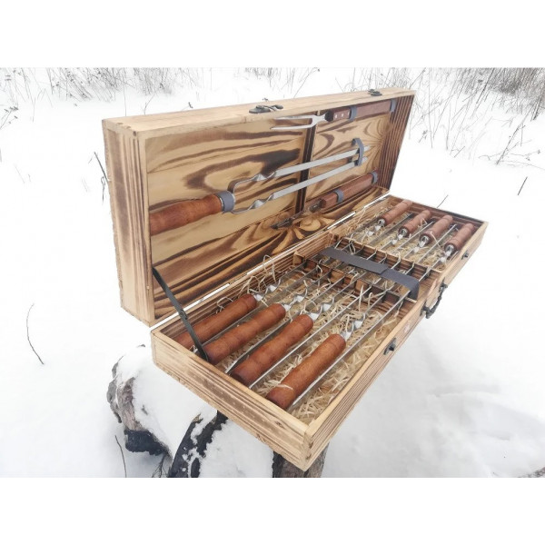 Набір шампурів та аксесуарів для барбекю MASTER (014M)