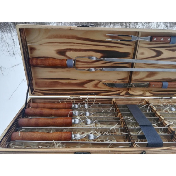 Набір шампурів та аксесуарів для барбекю MASTER BBQ (014M)