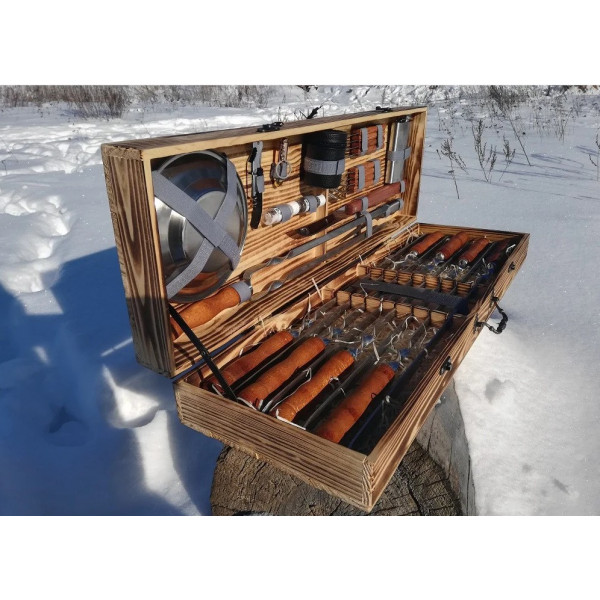 Набір шампурів та аксесуарів для барбекю MASTER BBQ MAX (013T)