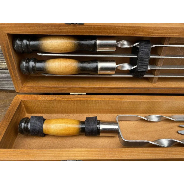 Набор шампуров в кейсе