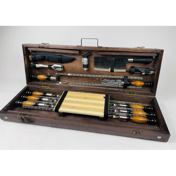 Набір шампурів у кейсі-трансформері (7619)