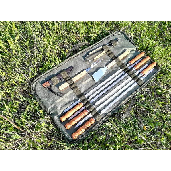 Набір шампурів у чохлі (М-019)