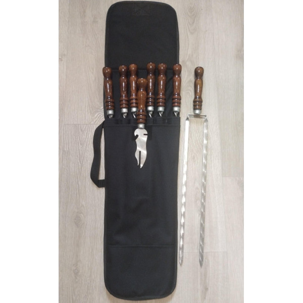 Набір шампурів у чохлі Кизляр