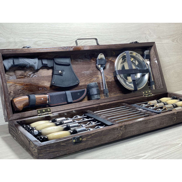 Набір шампурів і аксесуарів для барбекю (7604)