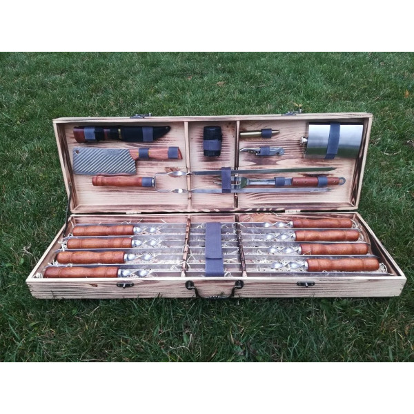 Набір шампурів і аксесуарів для барбекю BARBEQUE (М-002)