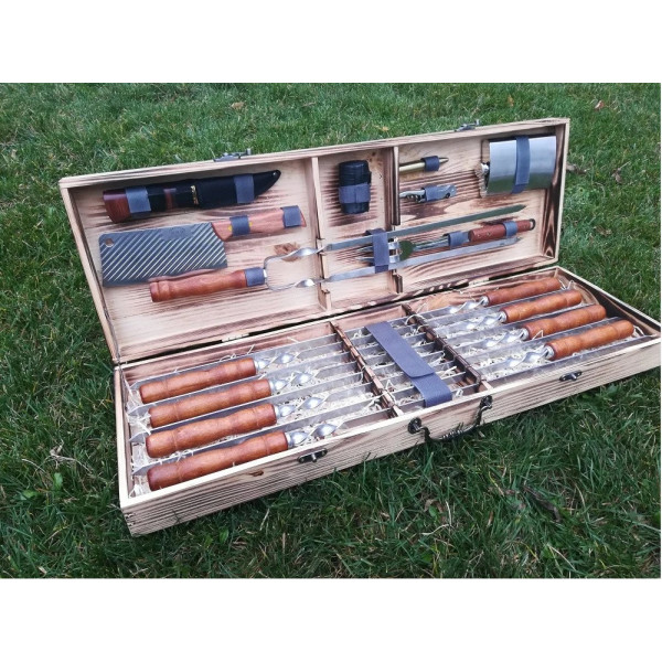 Набір шампурів і аксесуарів для барбекю BARBEQUE (М-002)