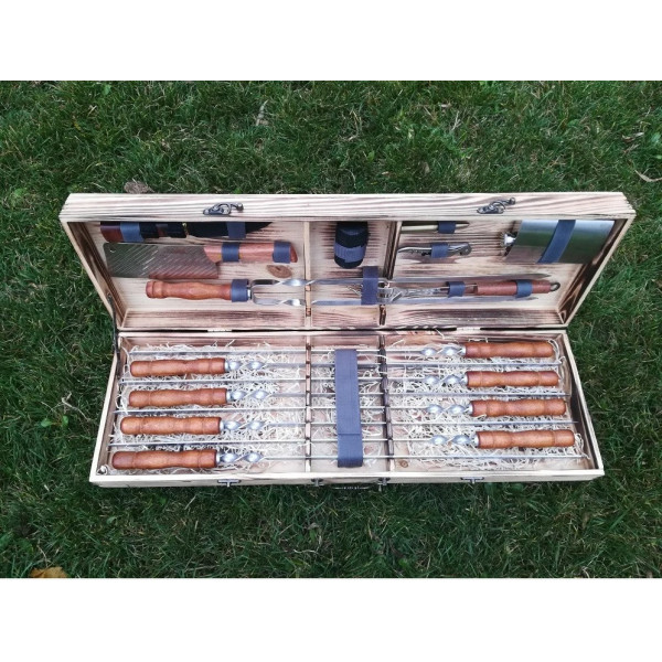 Набір шампурів і аксесуарів для барбекю BARBEQUE (М-002)