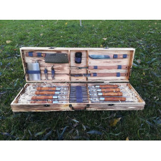 Набір шампурів і аксесуарів для барбекю LUX (114)