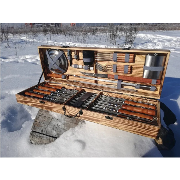 Набір шампурів і аксесуарів для барбекю MASTER BBQ (013T)