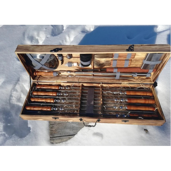 Набір шампурів і аксесуарів для барбекю MASTER BBQ (013T)