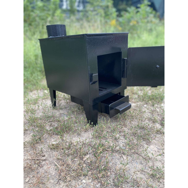 Печь буржуйка отопительно-варочная 6 мм Экономка-3