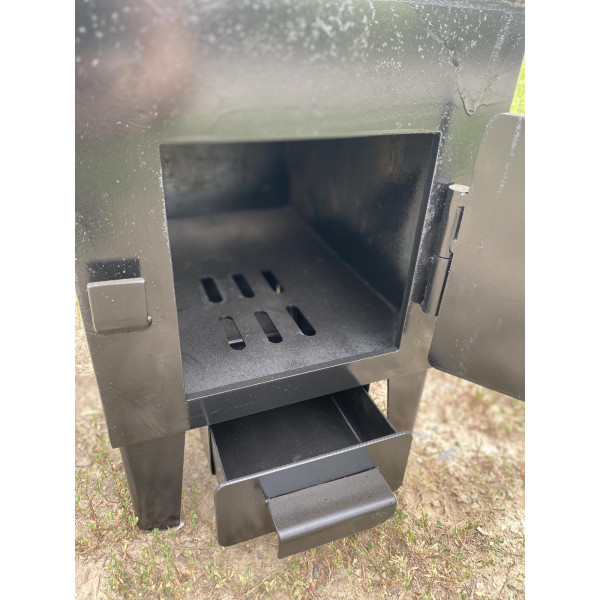 Печь буржуйка отопительно-варочная 6 мм Экономка-3