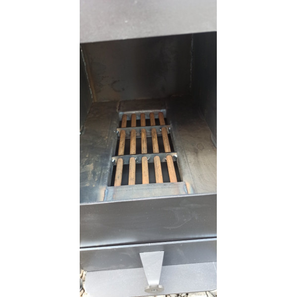 Піч буржуйка опалювально-варильна з камерою допалу газів