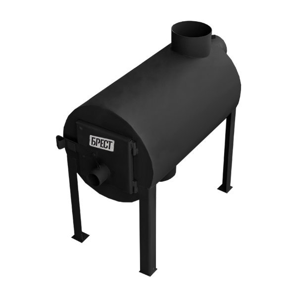 Печь отапливаемая Брест 200 (Булерьян Тип 01) с вертикальным выходом теплового воздуха
