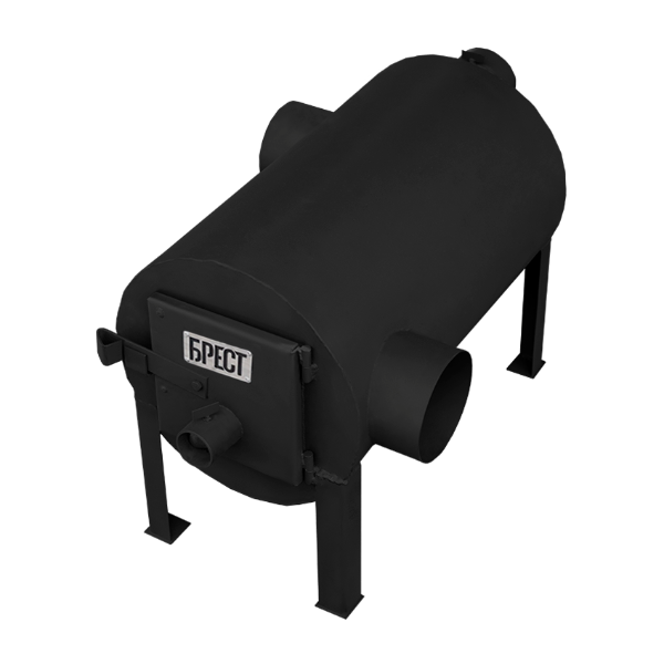 Піч опалювальна Брест 200 (Булер'ян Тип 01) з горизонтальним виходом теплового входу