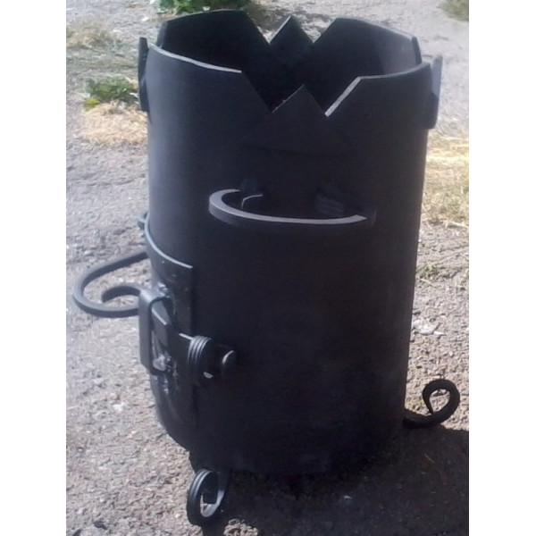 Печь под казан, 28 см, 5 мм