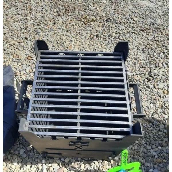 Печь под казан ROYAL с решеткой для барбекю + ПОДАРОК