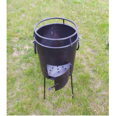 Піч під казан, діаметр 30 см, метал 3 мм