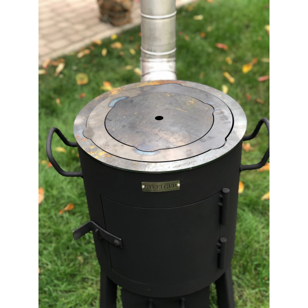 Печь под казан, диаметр 40 см Steelger Premium