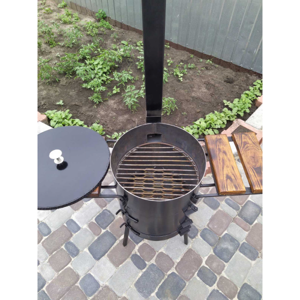 Піч під казан 12-20 літрів з решіткою-гриль