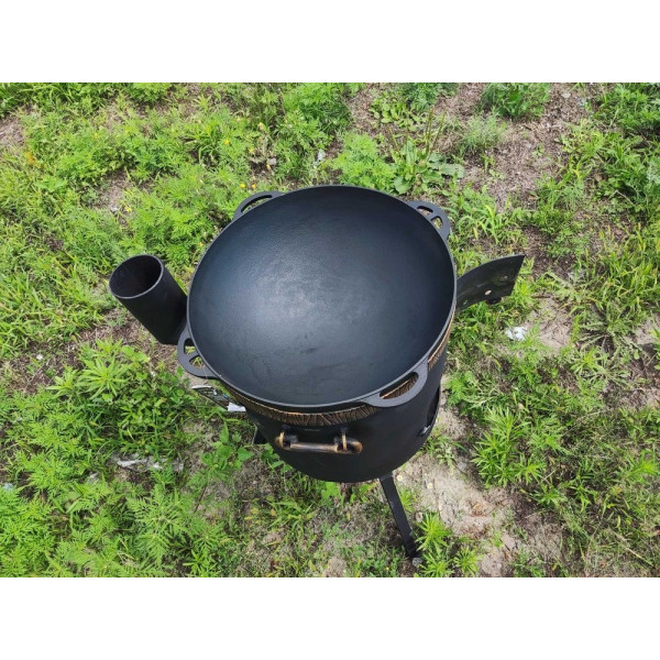 Піч під казан 3 мм на 12 - 16 літрів з виходом для труби