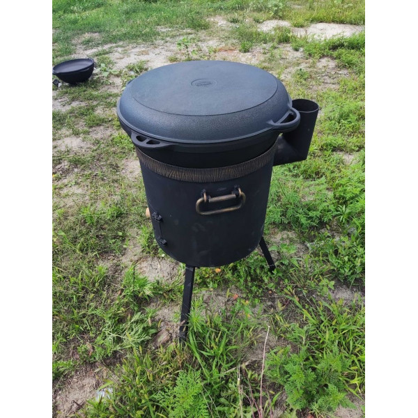 Піч під казан 3 мм на 12 - 16 літрів з виходом для труби