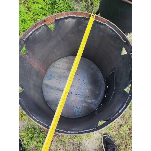 Піч під казан 3 мм на 12 - 16 літрів з виходом для труби