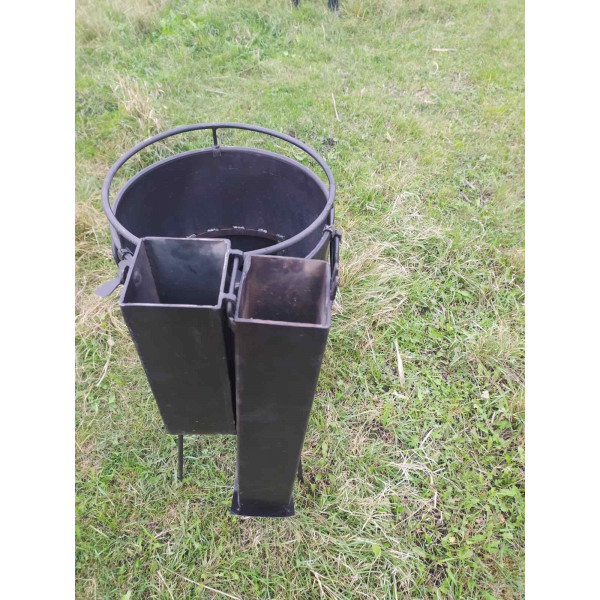 Піч під казан 6-10 л з трубою, 30 см