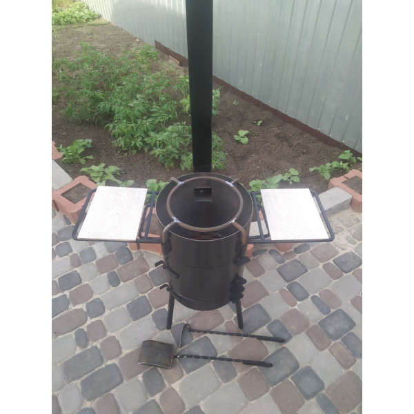 Піч під казан 6-18 л + подарунок кочерга та совок