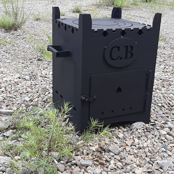 Піч під казан De Luxe 45*45 см з решіткою-гриль