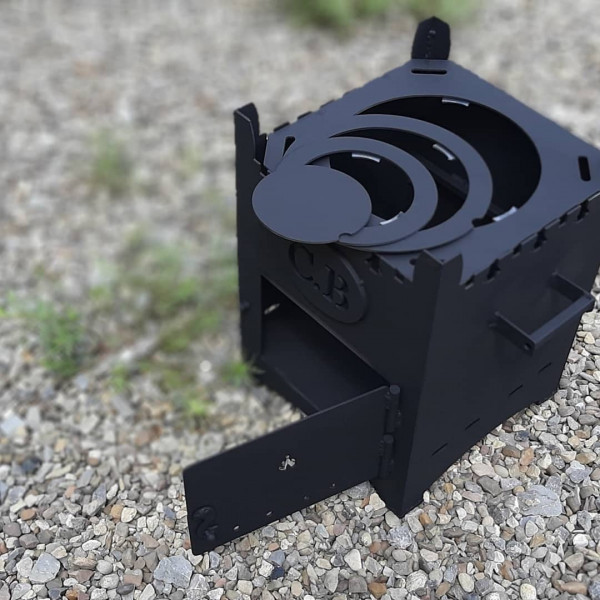 Піч під казан De Luxe 45*45 см з решіткою-гриль