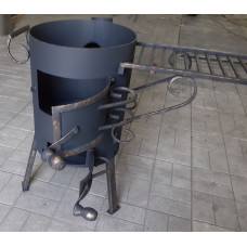 Піч під казан на 12-20 літрів зі зйомним столиком