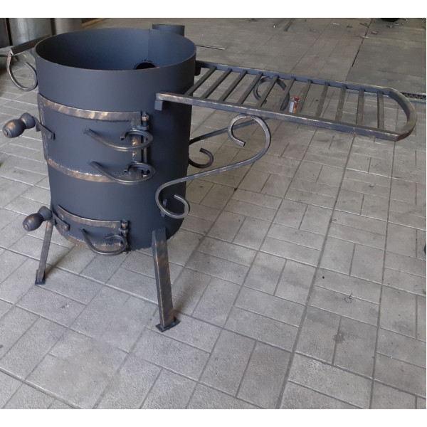 Піч під казан на 12-20 літрів зі зйомним столиком