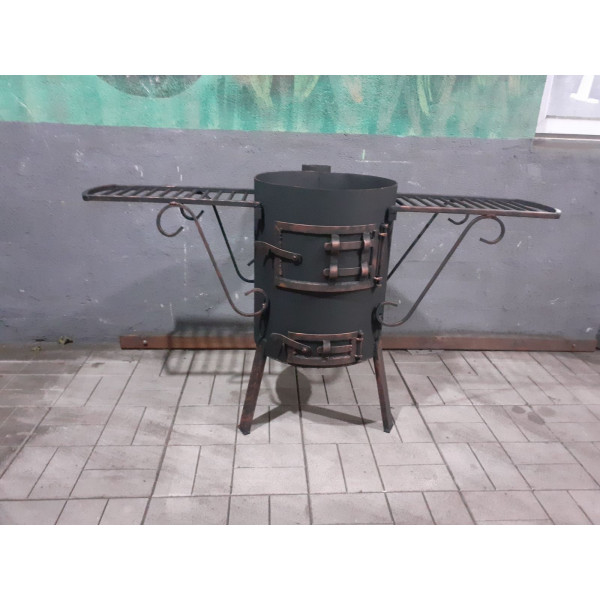 Піч під казан на 40 см зі зйомними столиками