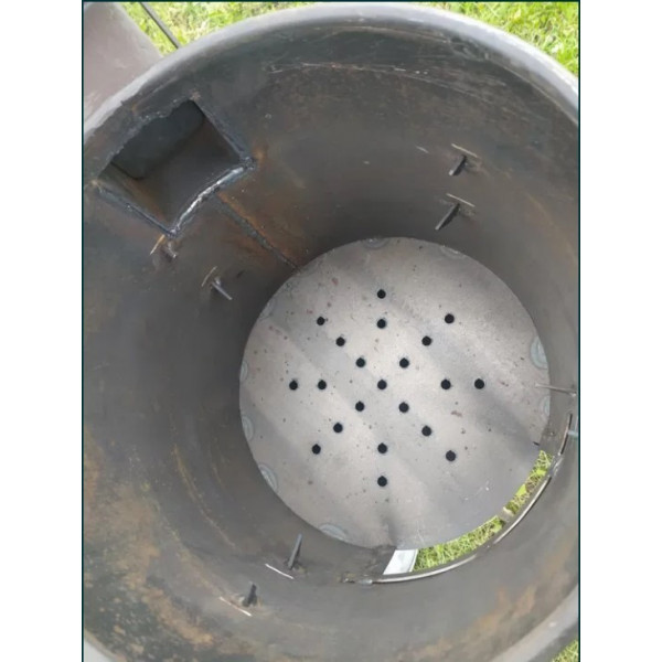 Піч під казан з коптильнею та грилем (40 см)