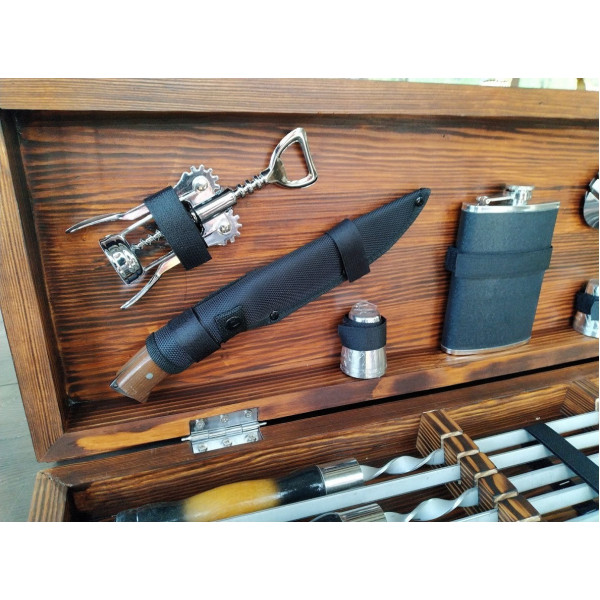 Подарочный набор шампуров в кейсе М-16