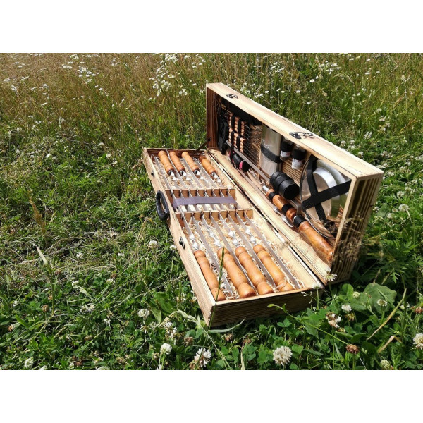 Подарочный набор шампуров в кейсе М-16