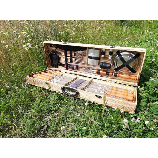 Подарочный набор шампуров в кейсе М-16