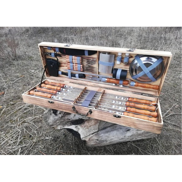 Подарунковий набір шампурів Profi-BBQ