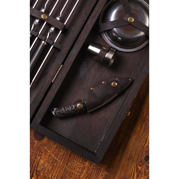 Премиальный набор шампуров Мольфар в кейсе