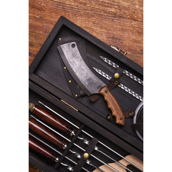 Премиальный набор шампуров Привал в кейсе