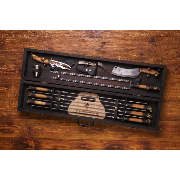 Преміальний набір шампурів Родео у кейсі