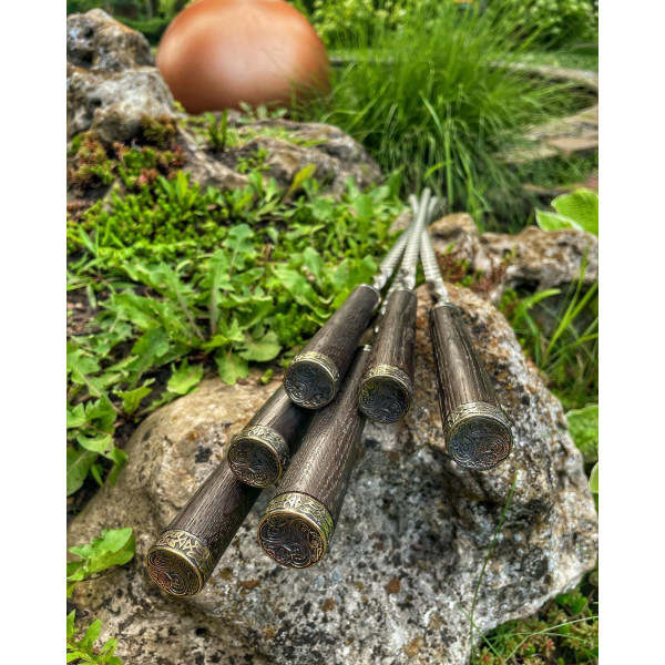 Премиальный набор шампуров с бронзой Джокер