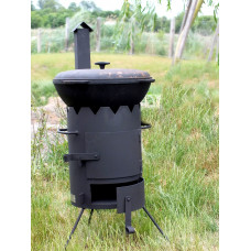 Пыч під казан 6-10 л зі зйомною трубою, 3 мм.