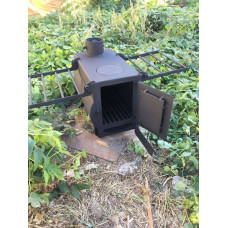 Печь буржуйка + сушилка для обуви, одежды