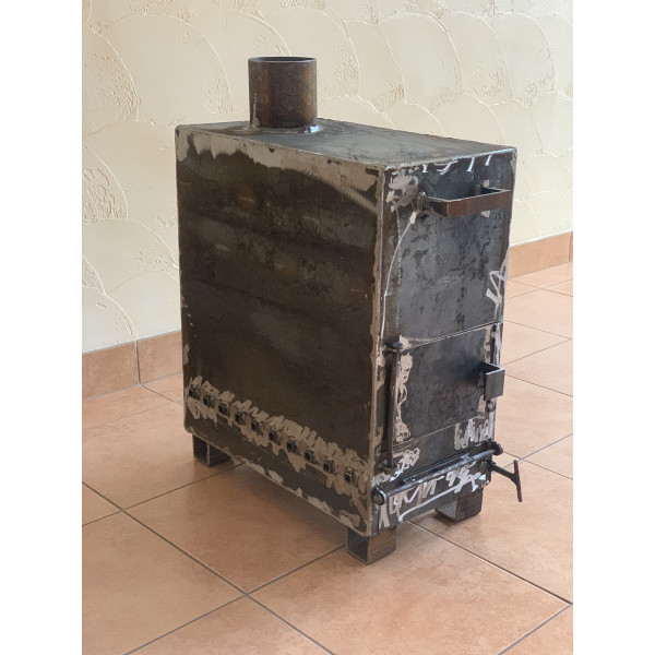 Печь буржуйка 3, 4 или 5 мм со вторичной камерой дожига
