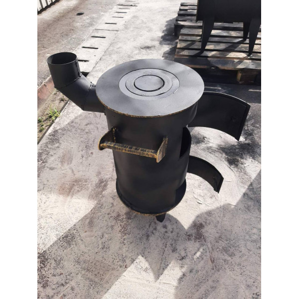 Печь буржуйка 6 мм отопительно-варочная