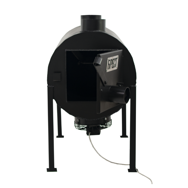 Печь буржуйка Брест 350 ПЛЮС комплект с вентилятором