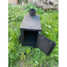 Печь буржуйка с конфоркой до 20 кв.